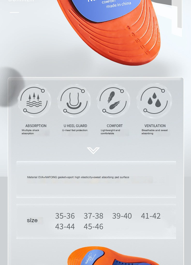 Men's Breathable Sport Insoles